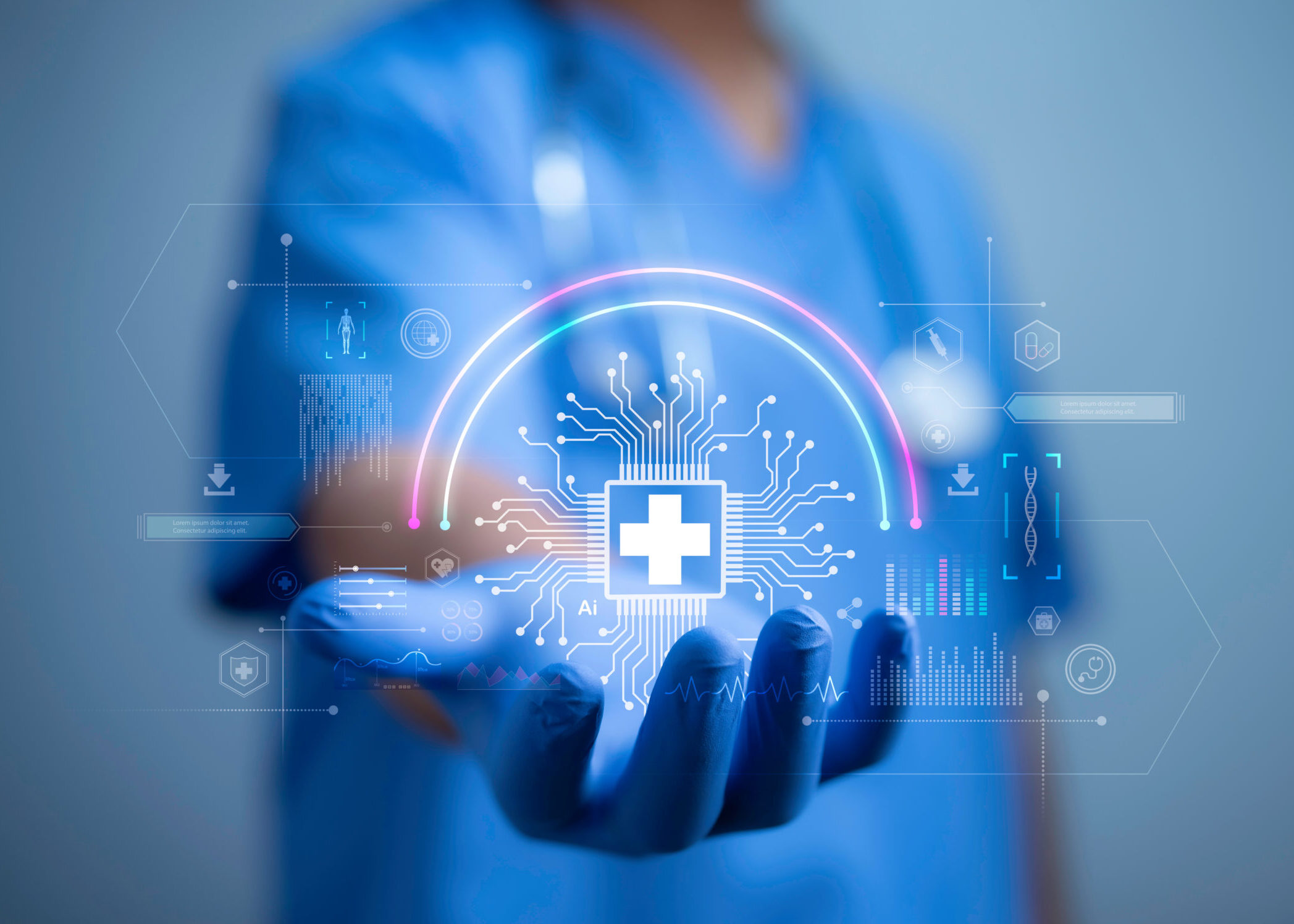Elevate healthcare with AI technology services.Virtual health care analytics empower medical professionals in the medical revolution. Data analytics enhance patient care and healthcare administration.
